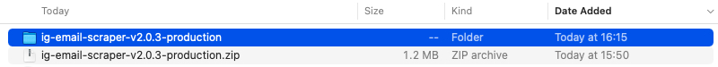 unzip Truth Social Likes Scraper chrome extension
