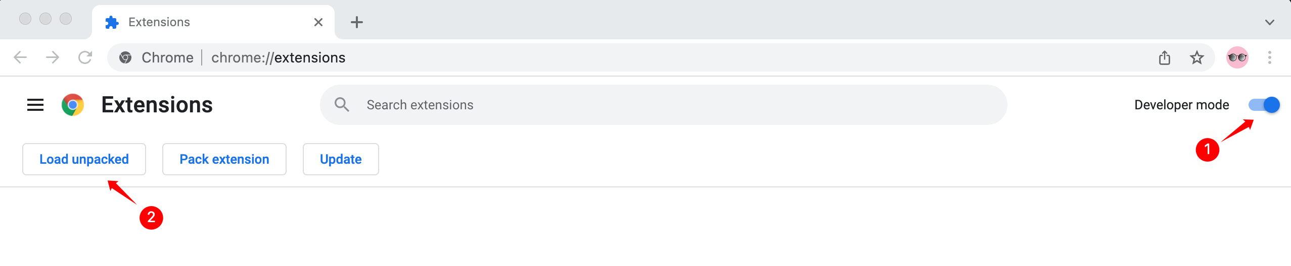 Truth Social Likes Scraper chrome extension load unpacked